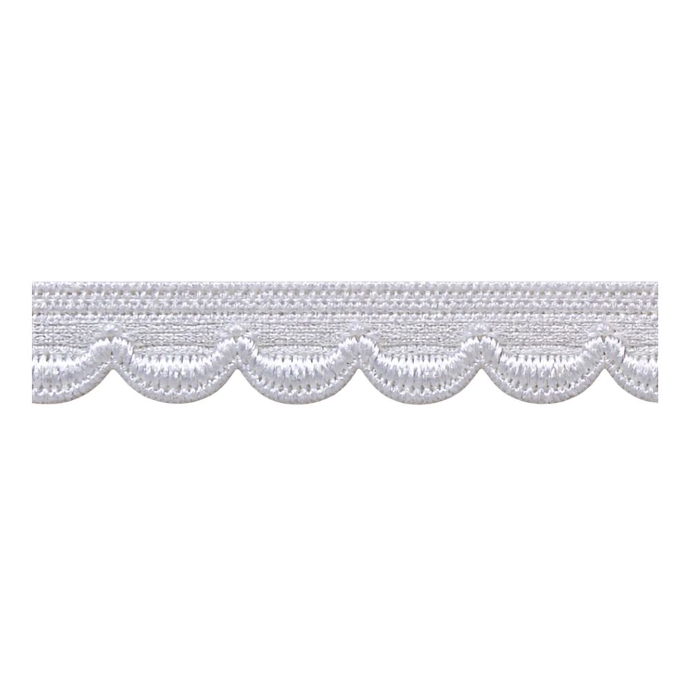 Encaje Elastico Esencia Blanco 8Mm X 50 Yardas Encaje Elastico Esencia Blanco 8Mm X 50 Yardas