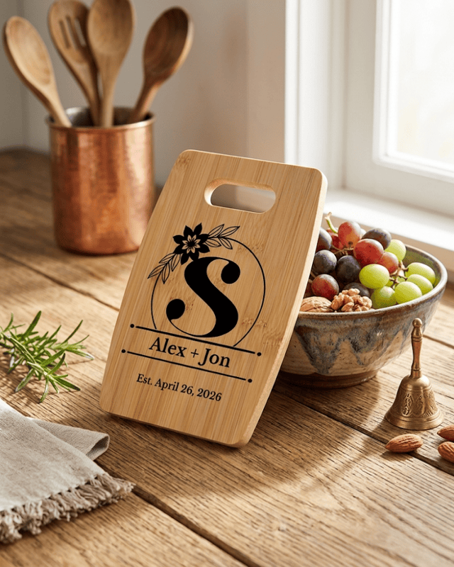 Established Curved Cutting Board