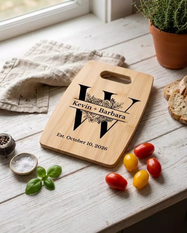 Established Curved Cutting Board