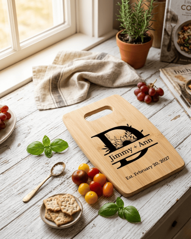 Established Curved Cutting Board