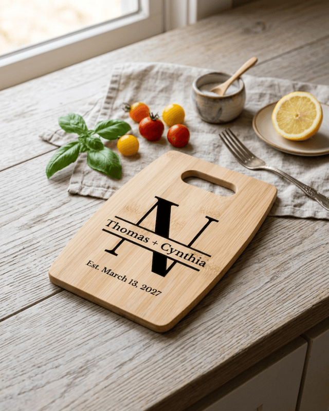 Established Curved Cutting Board