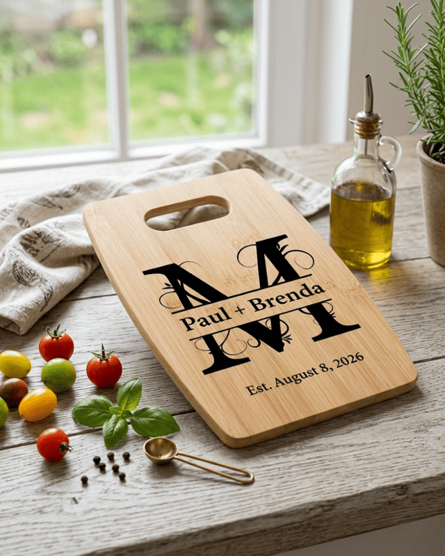 Established Curved Cutting Board