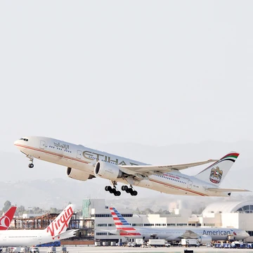 Aviationtag Etihad Boeing 777 - A6-LRB - White