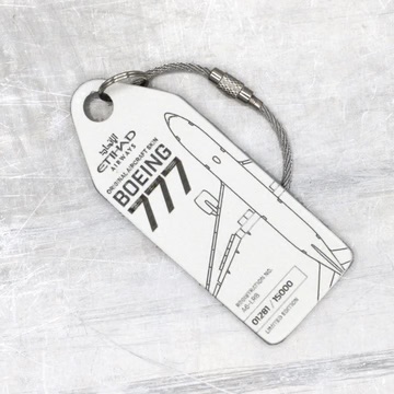 Aviationtag Etihad Boeing 777 - A6-LRB - White