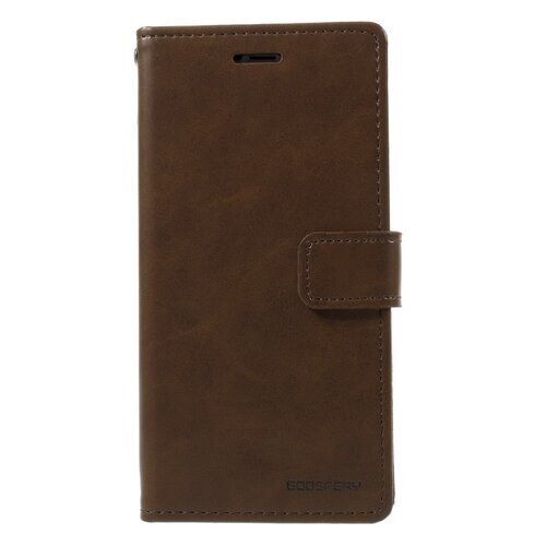 Étui Apple iPhone 12/12 Pro Marron- Portefeuille Cuir PU