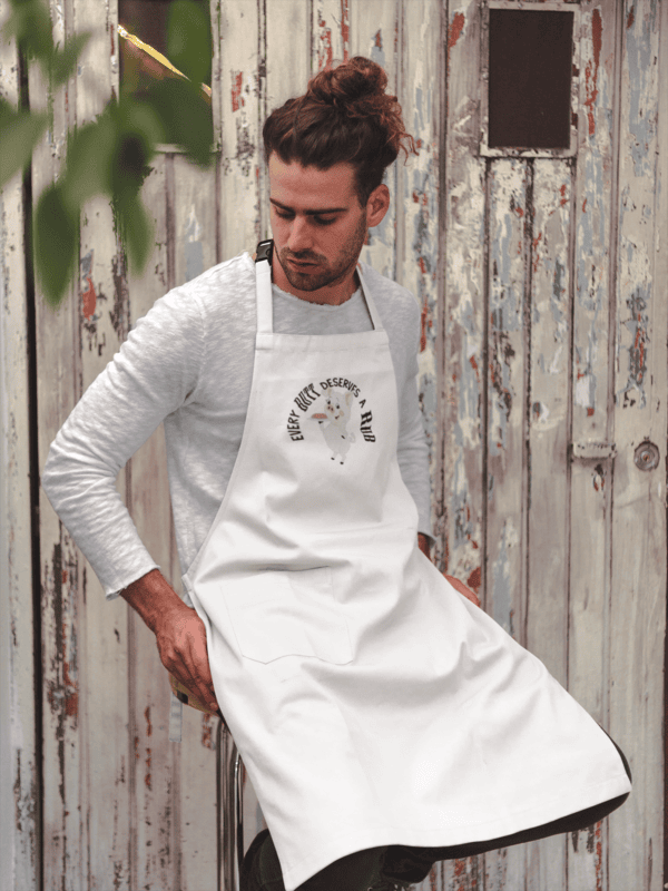 Every Butt Deserves A Rub Embroidered Apron