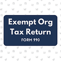 Non-Profit (Exempt) Organization Tax Return (Form 990)