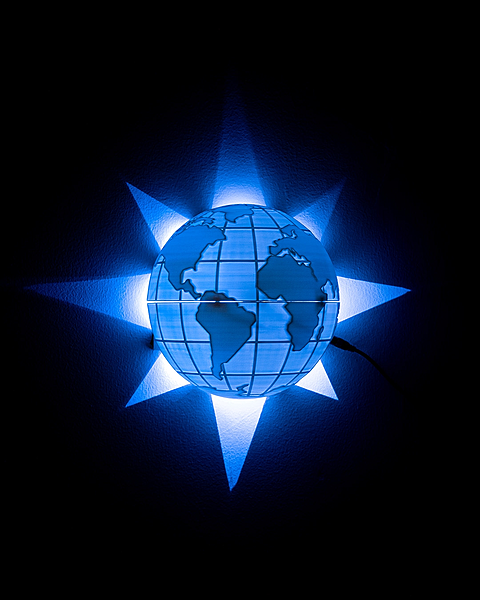 Exploration Globe Wall Light