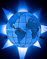 Exploration Globe Wall Light