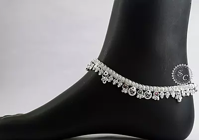 Exquisite Payal Designs in Silver