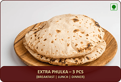 Extra Phulka - 3 Pcs