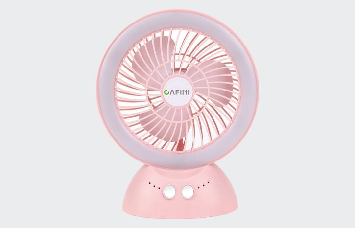 CAFFINI SOLAR DESKTOP FAN WITH LED LIGHT + 2 LED BULBS + SOLAR PANEL (CN-F2617)