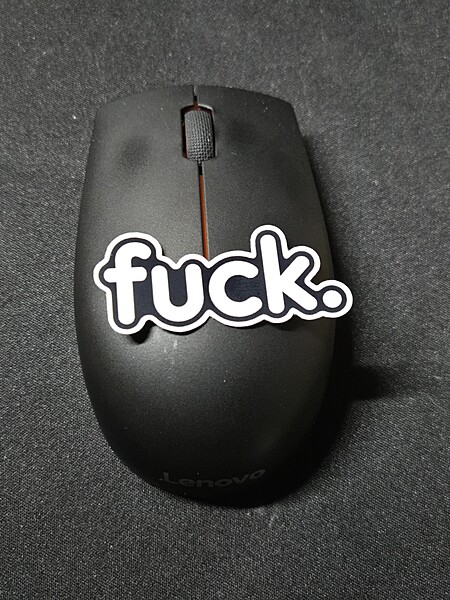 F Bomb Sticker
