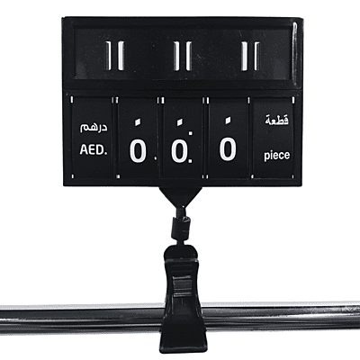 F&V PRICE LABEL HOLDER WITH CLIP, A6, 10.5X14.8 CM