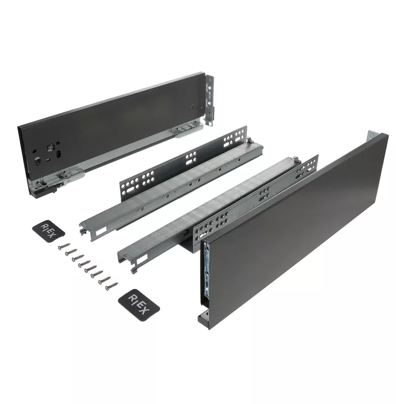 RIEX Slim Drawer Box DARK GREY