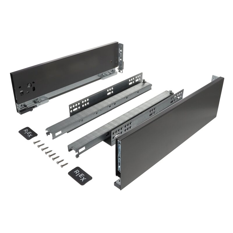 RIEX Slim Drawer Box DARK GREY