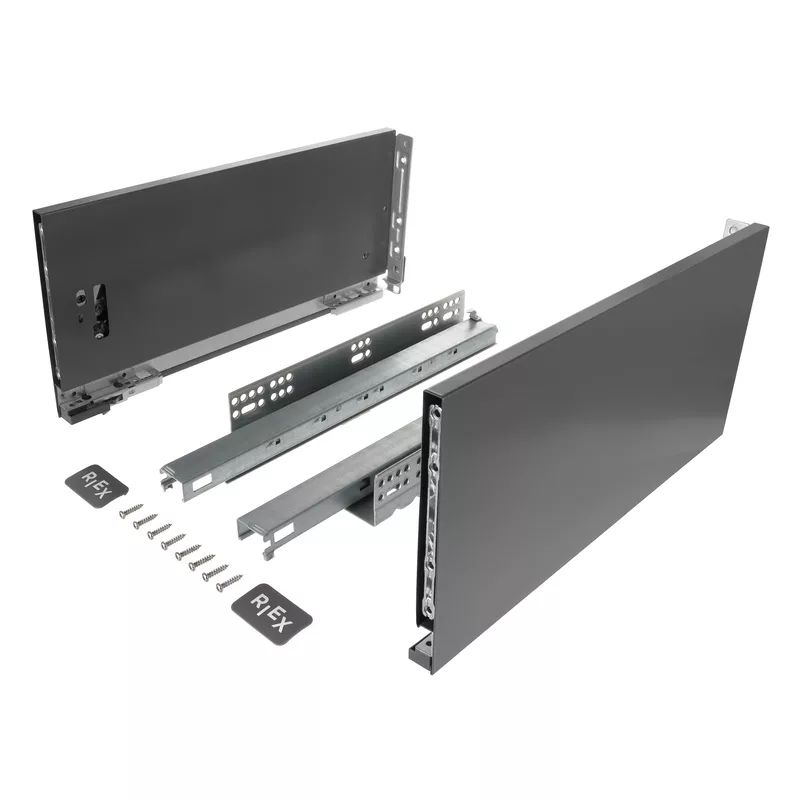 RIEX Slim Drawer Box DARK GREY