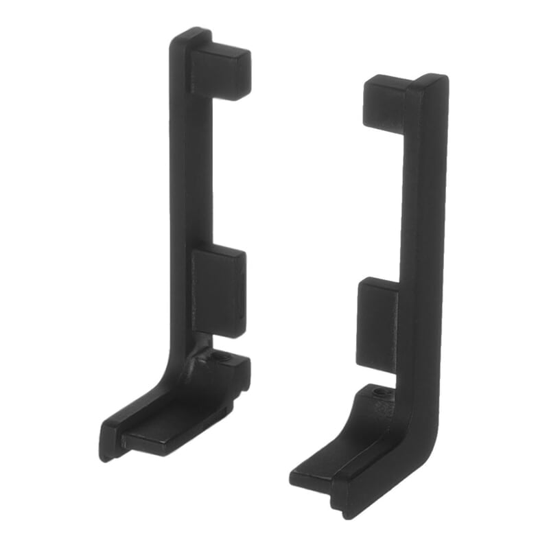 RIEX Open End Profile Black Matt Aluminum