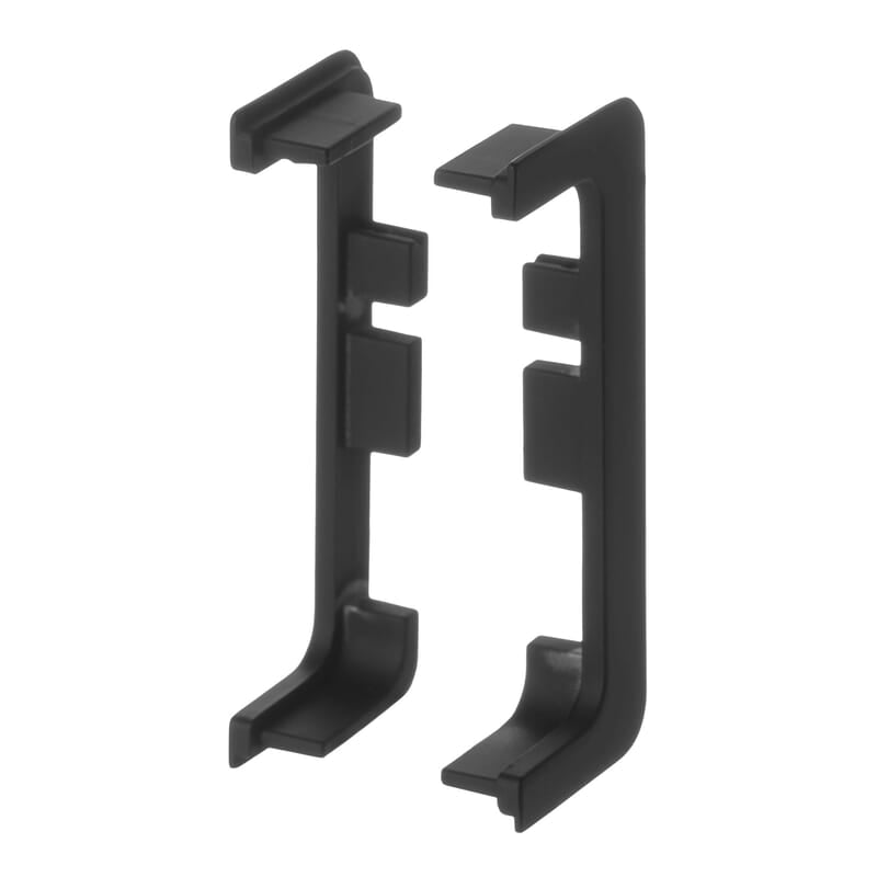 RIEX Open End Profile Black Matt Aluminum