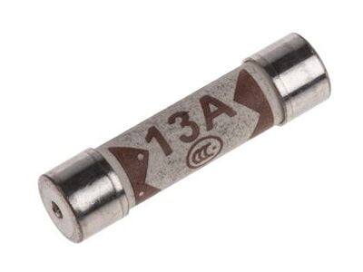 Fuse Creamic 13A, 240VAC (6.3 X 25.4mm)