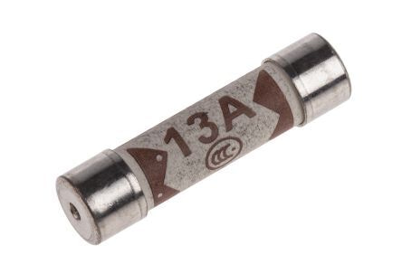 Fuse Creamic 13A, 240VAC (6.3 X 25.4mm) Fuse Creamic 13A, 240VAC (6.3 X 25.4mm)