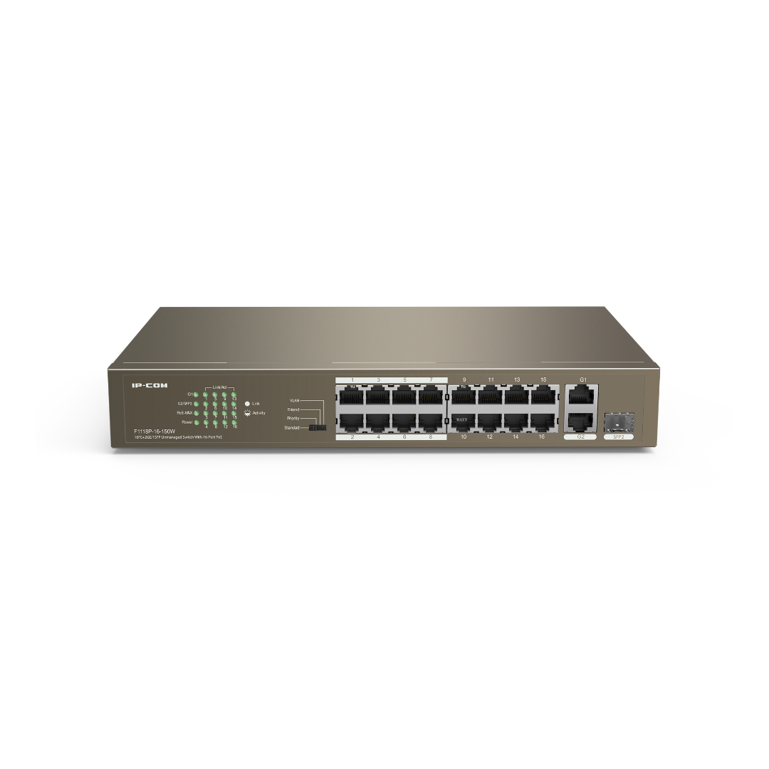 F1118P-16-150W - 16 PoE - 150W