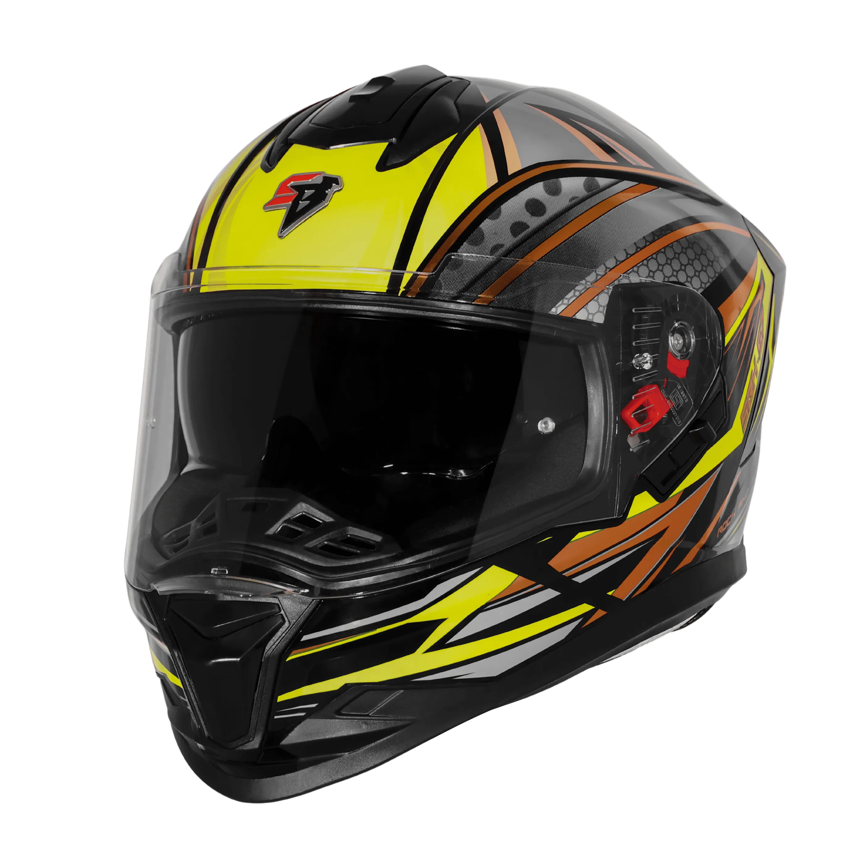 STEELBIRD SBH-57 ISS FIGHTER F12 MATT BLACK/NEON/GOLDEN FOIL C/V 600MM WITH EXTRA CHROME VISOR STEELBIRD SBH-57 ISS FIGHTER F12 MATT BLACK/NEON/GOLDEN FOIL C/V 600MM WITH EXTRA CHROME VISOR