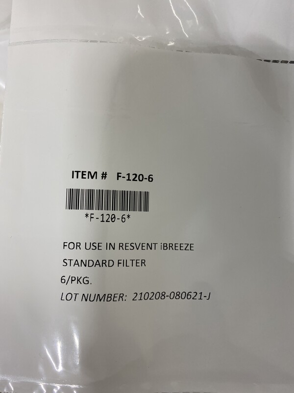 Resvent CPAP Filter 6 Pack