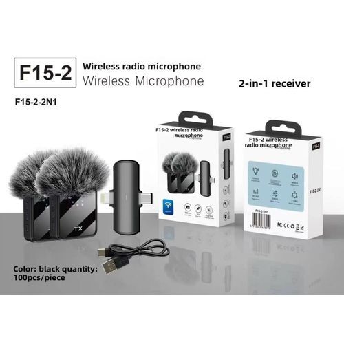 F15-2 WIRELESS LAPEL MICROPHONE