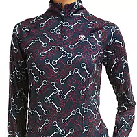 Ariat Lowell 2.0 Team Print 1/4 Zip – Mujer