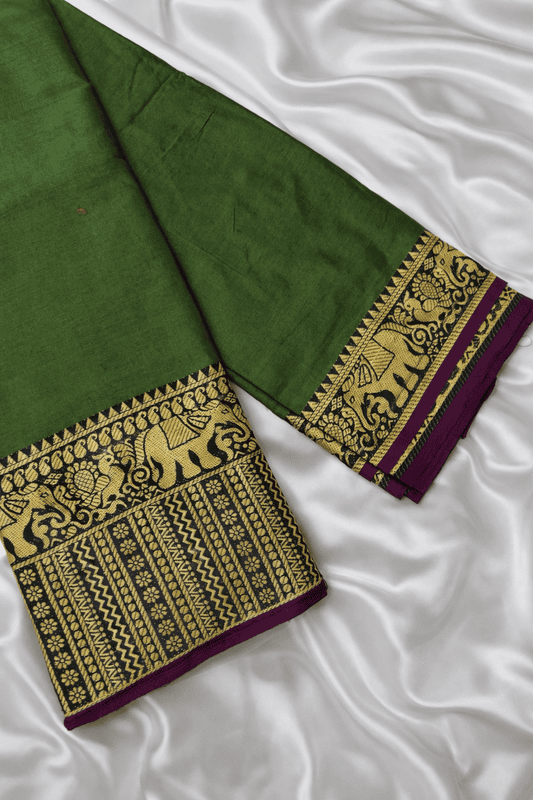 Narayanapet Saree - Light Green