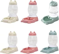 Cat Ear Automatic Gravity Pet Water Dispenser & Feeder