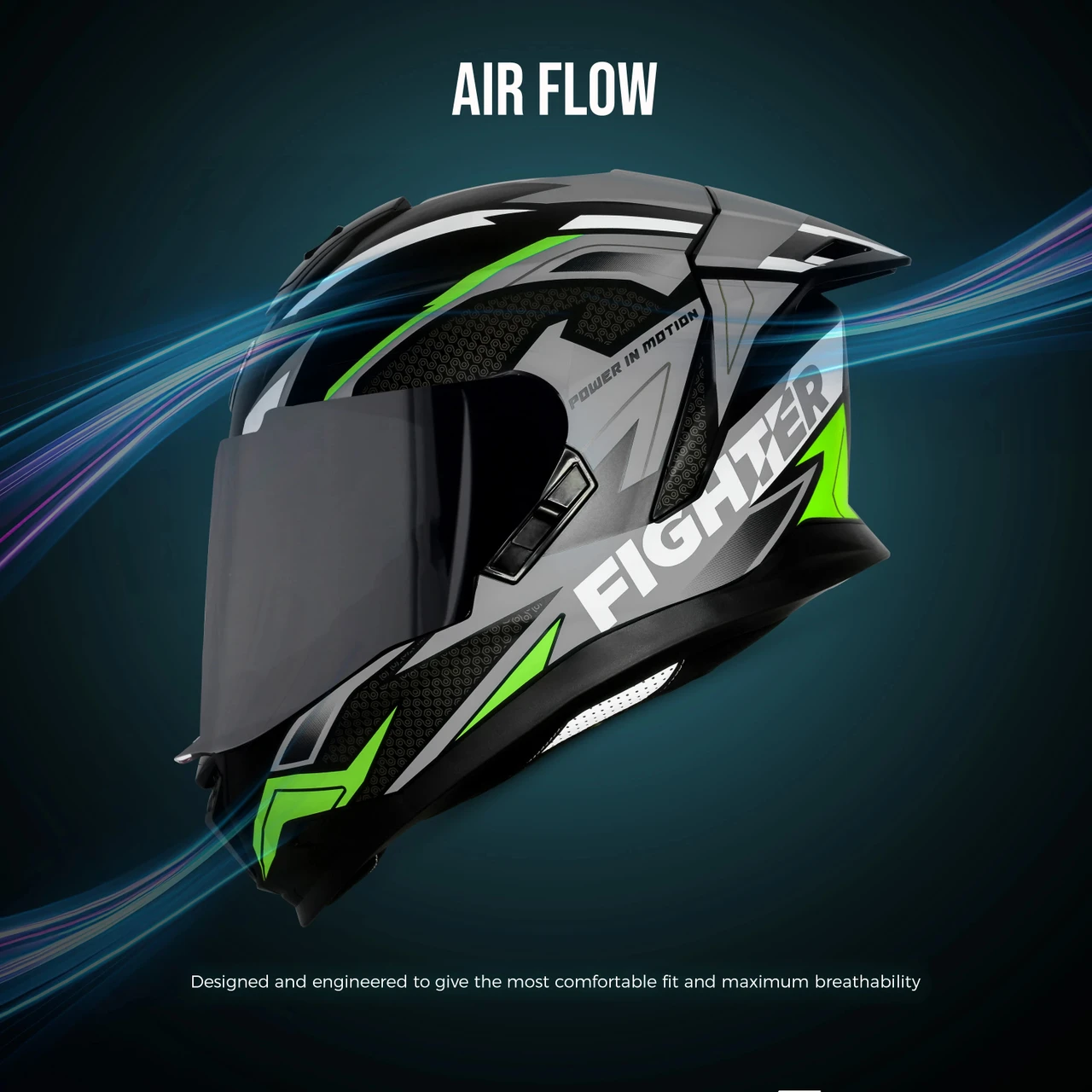 STEELBIRD SBH-57 ISS FIGHTER F7 GLOSSY BLACK/GREY C/V 600 MM WITH EXTRA SMOKE VISOR STEELBIRD SBH-57 ISS FIGHTER F7 GLOSSY BLACK/GREY C/V 600 MM WITH EXTRA SMOKE VISOR