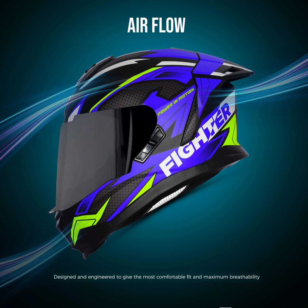 STEELBIRD SBH-57 ISS FIGHTER F7 GLOSSY BLACK/BLUE C/V 600MM WITH EXTRA SMOKE VISOR STEELBIRD SBH-57 ISS FIGHTER F7 GLOSSY BLACK/BLUE C/V 600MM WITH EXTRA SMOKE VISOR