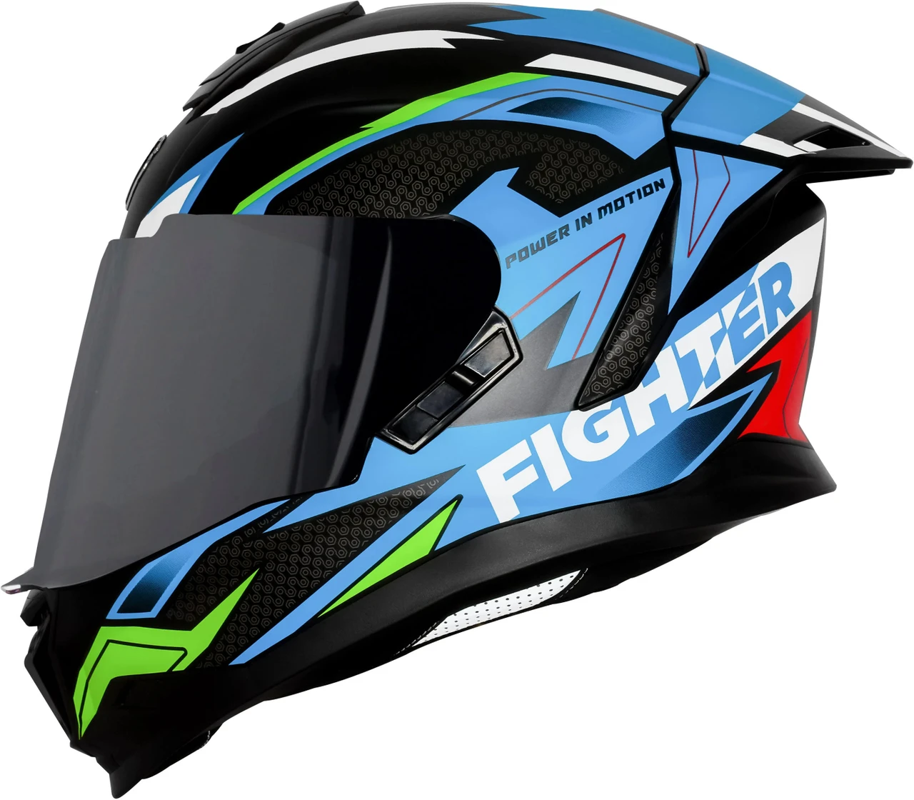 STEELBIRD SBH-57 ISS FIGHTER F7 GLOSSY BLACK/JAZZ BLUE C/V 600MM WITH EXTRA SMOKE VISOR STEELBIRD SBH-57 ISS FIGHTER F7 GLOSSY BLACK/JAZZ BLUE C/V 600MM WITH EXTRA SMOKE VISOR