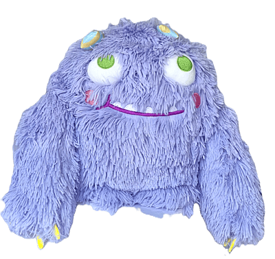 Shaggy Monster - Purple