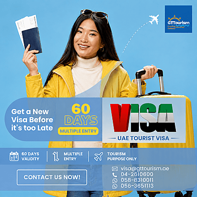 60 Days Multiple Entry UAE Tourist visa