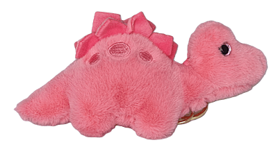 Stegosaurus Keychain - Pink