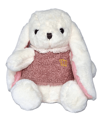 Long Eared Bunny - White