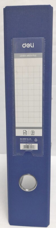 DELI F821 BL PVC BOX FILE FC BLUE