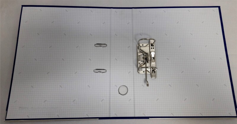 DELI F821 BL PVC BOX FILE FC BLUE