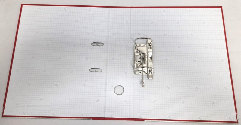 DELI F821-RD PVC BOX FILE FC RED