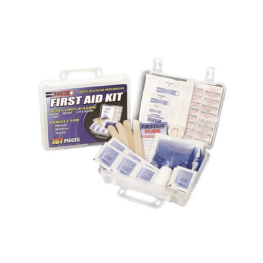107 Piece Basic First Aid Kit