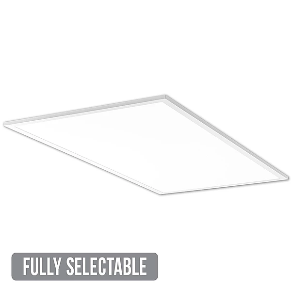 ATLAS 2x4 Field Adj Edge Lit Flat Panel- 3300-5000 Lumens (30-45W), 3500K, 4000K, 5000K Adj CCT