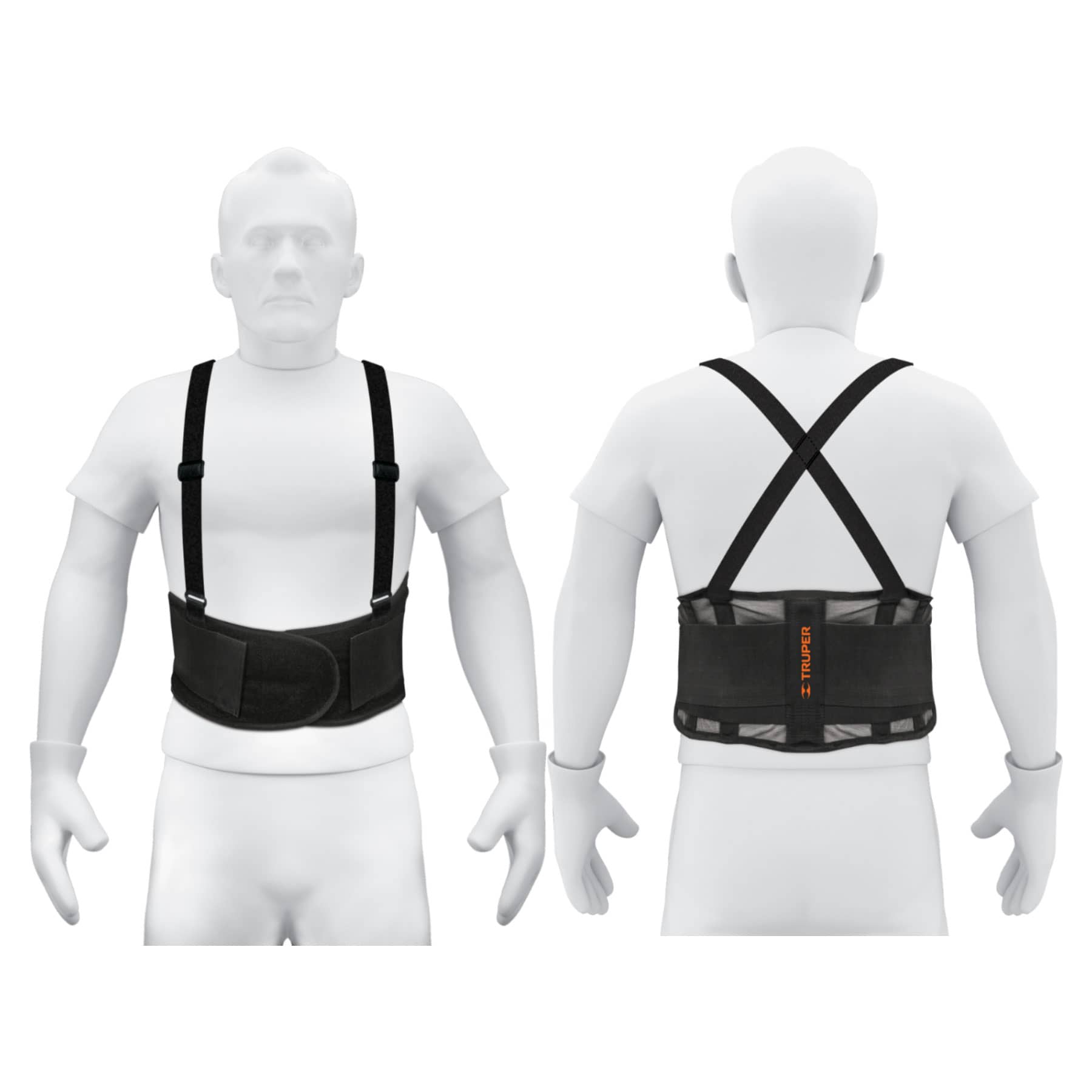 Faja con tirantes ajustables, ventilada, talla extra grande - FAJA-XLV / 11967