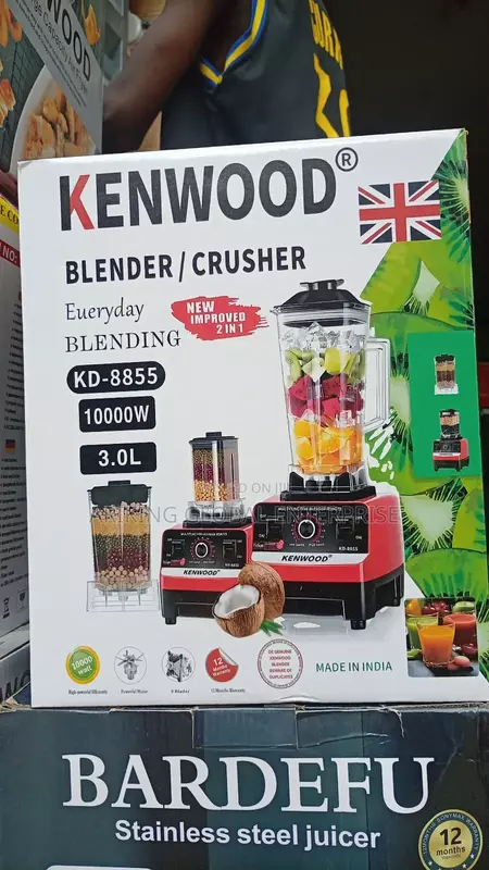 KENWOOD BLENDER/CRUSHER -10000W - 3L + 1 JAR