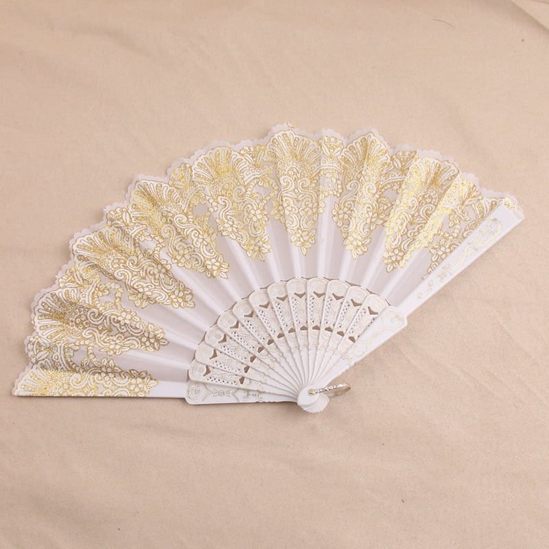 WOMEN FOLDING HAND FAN PROP FAN PARTY FAN BRIDAL FAN