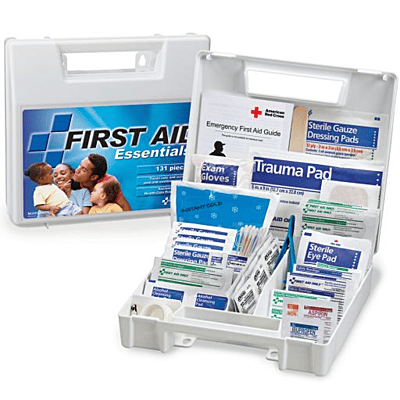 All Purpose First Aid Kit, 131 Pieces - Large