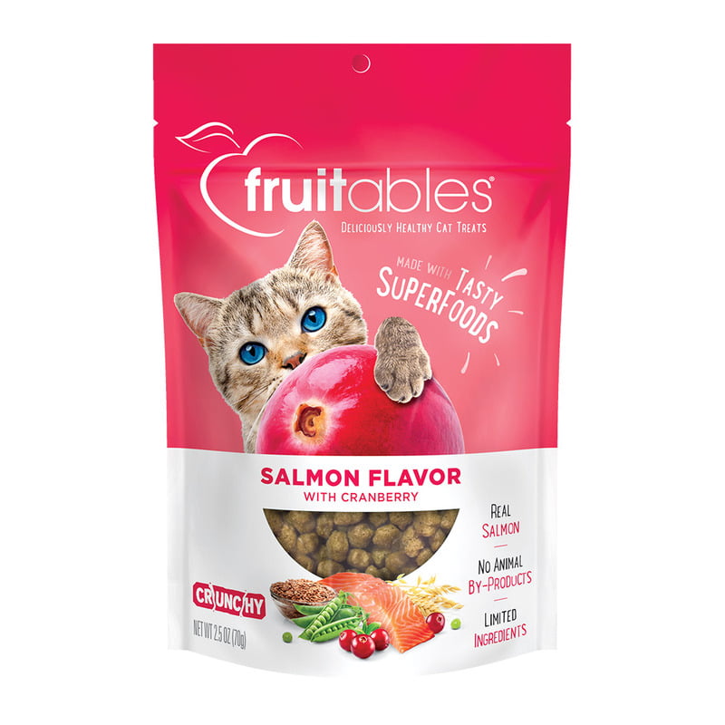 Fruitables Salmon Flavor with Cranberry Cat Treats 70g Fruitables Salmon Flavor with Cranberry Cat Treats 70g