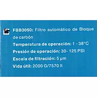 Filtro De Agua, Sistema de Agua Purificada - FB3050 - FBB3050